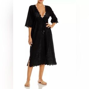 Tory Burch Black Swim Cover-Up